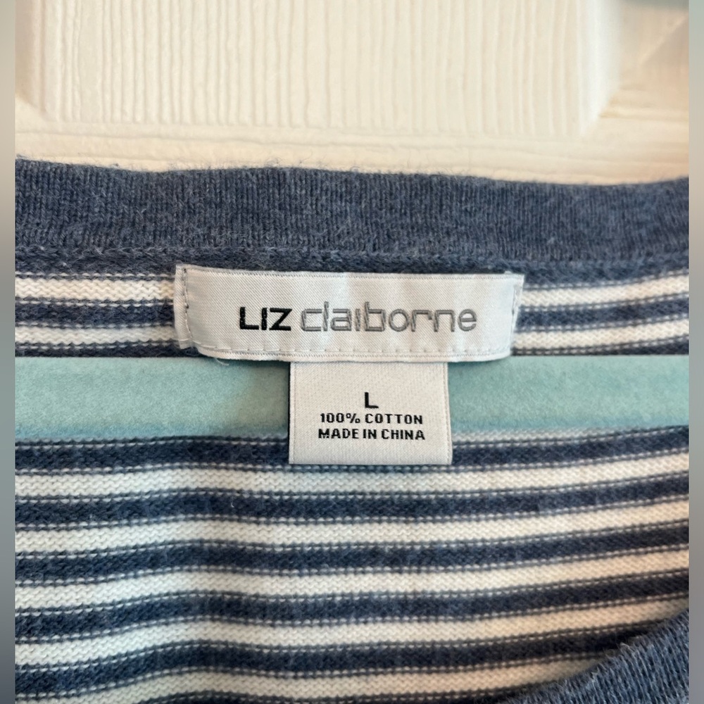 Liz Claiborne cotton sweater - Picture 3 of 4